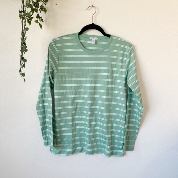 LAKE Other - Lake Pajamas Striped Pima Pajama Top Sz S